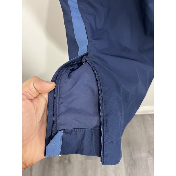 VTG Nike Windbreaker Track Pants 2XL Blue Lined Y2K Baggy 90s Hip Hop Streetwear - Picture 6 of 16